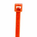 Bsc Preferred 8'' 40# Fluorescent Red Cable Ties, 1000PK S-2153FR